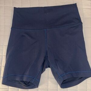 Lululemon Align Dark Blue High-Rise Bike Shorts